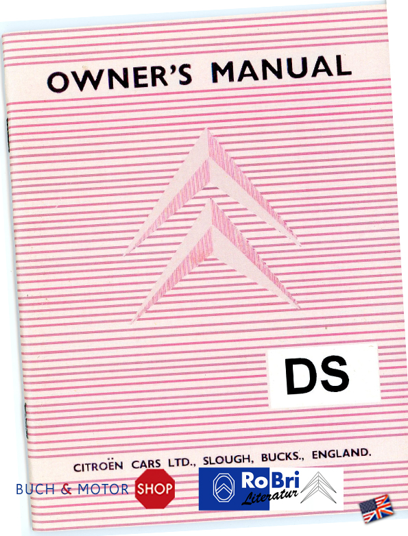 Citroën D Notice d'emploi 1958 Slough